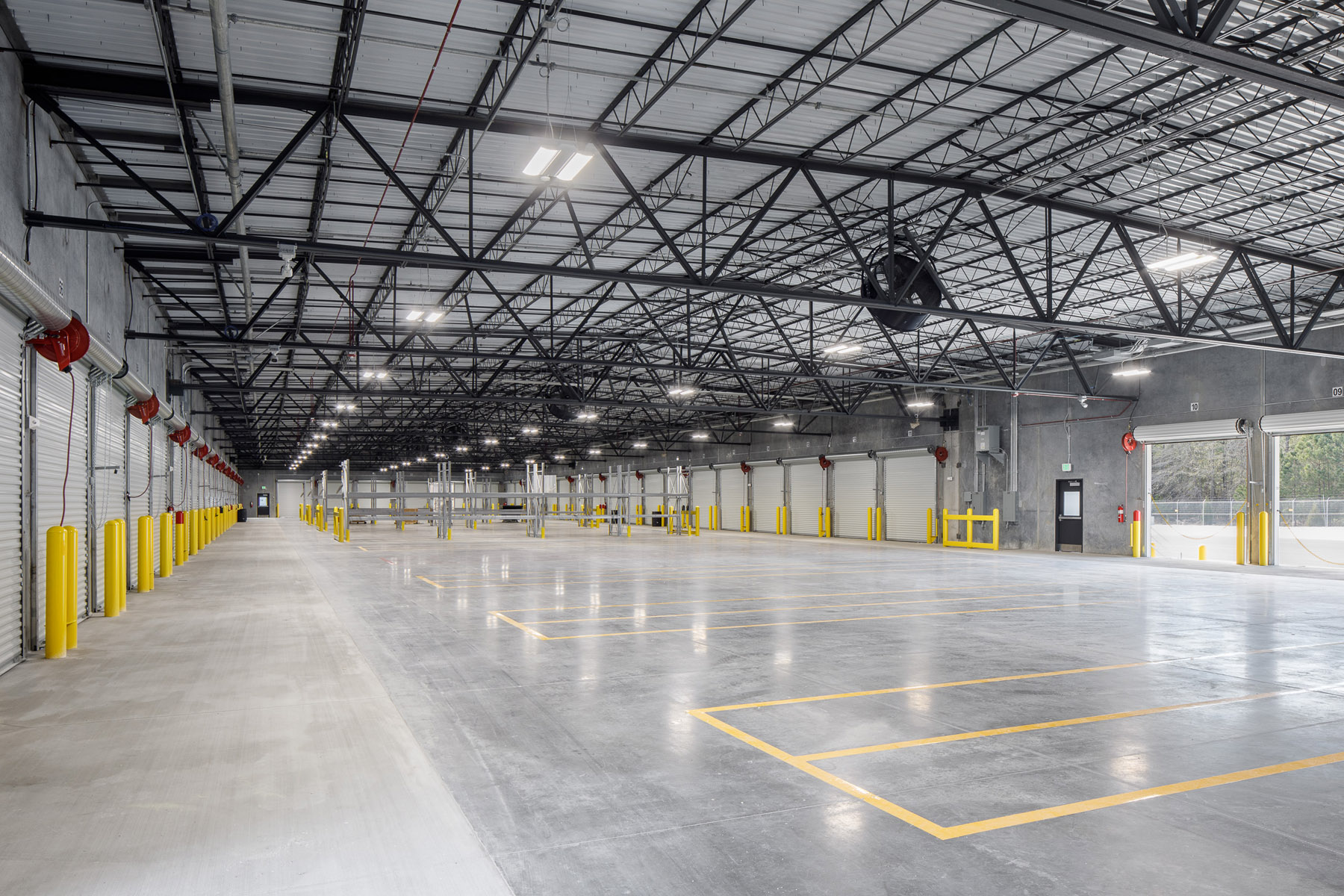 ODFL Columbia, SC, loading dock interior
